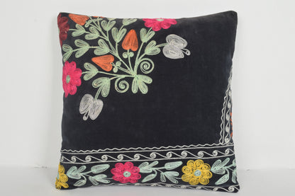 Turkish Suzani Pillow Cover 16x16 " 40x40 cm. D02402