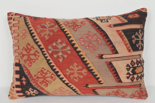 Pastel Turkish Kilim Cushions E00304 Lumbar Modernistic Culture Woollen