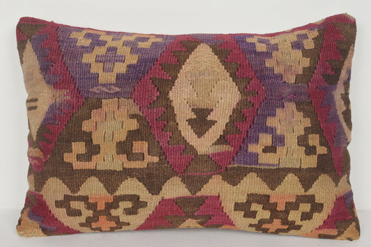 Moroccan Kilim Pillow E00405 Lumbar Eastern Hand Knot Native