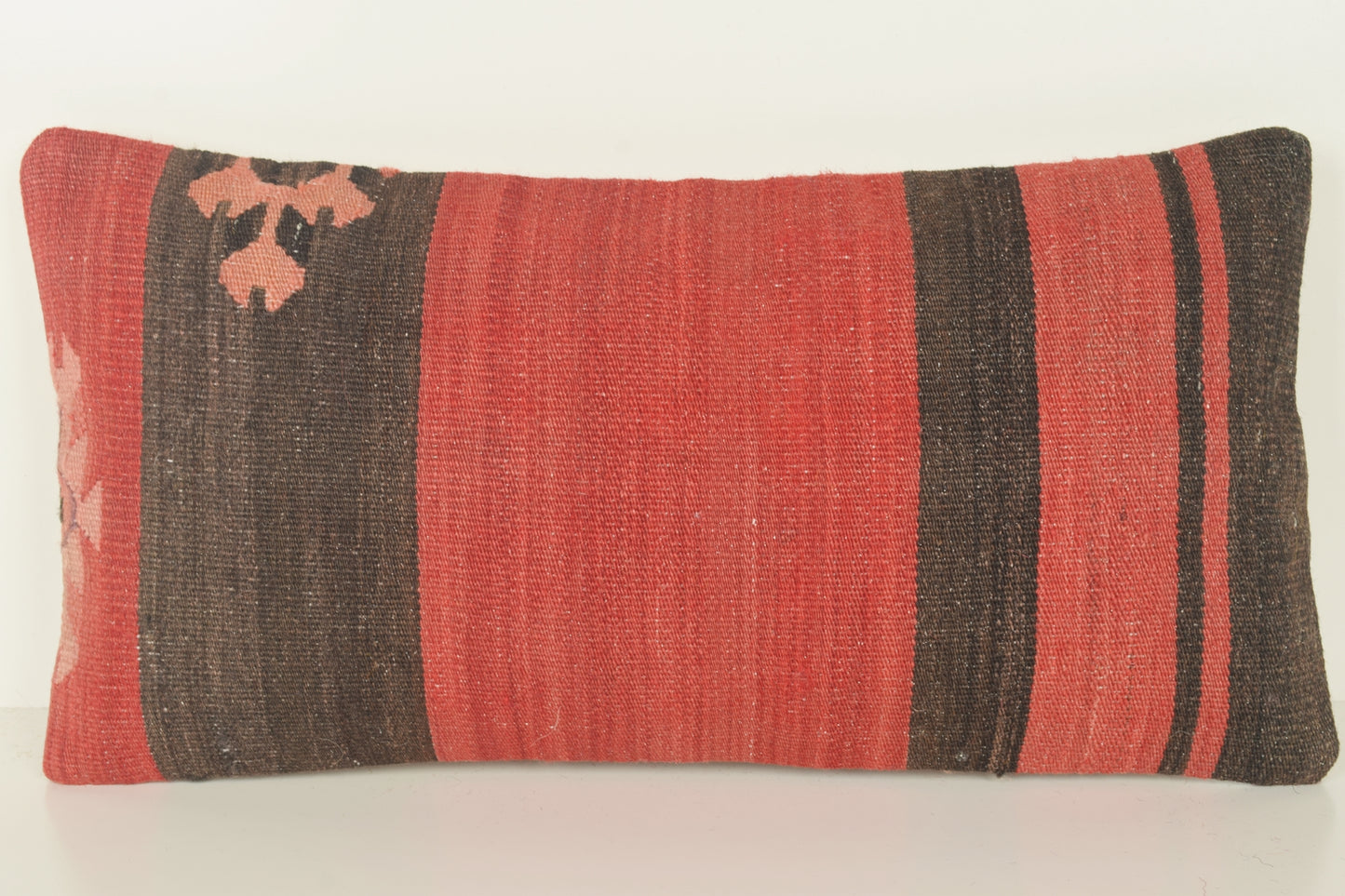 Turkish Lumbar Kilim Pillow Cover 10x20 " 25x50 cm. G00814