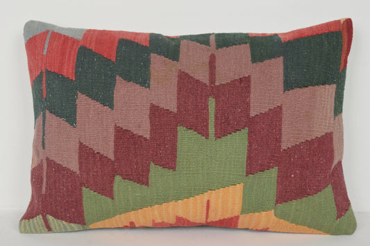 Red Kilim Floor Cushion E00375 Lumbar Urban Traditional Kitchen