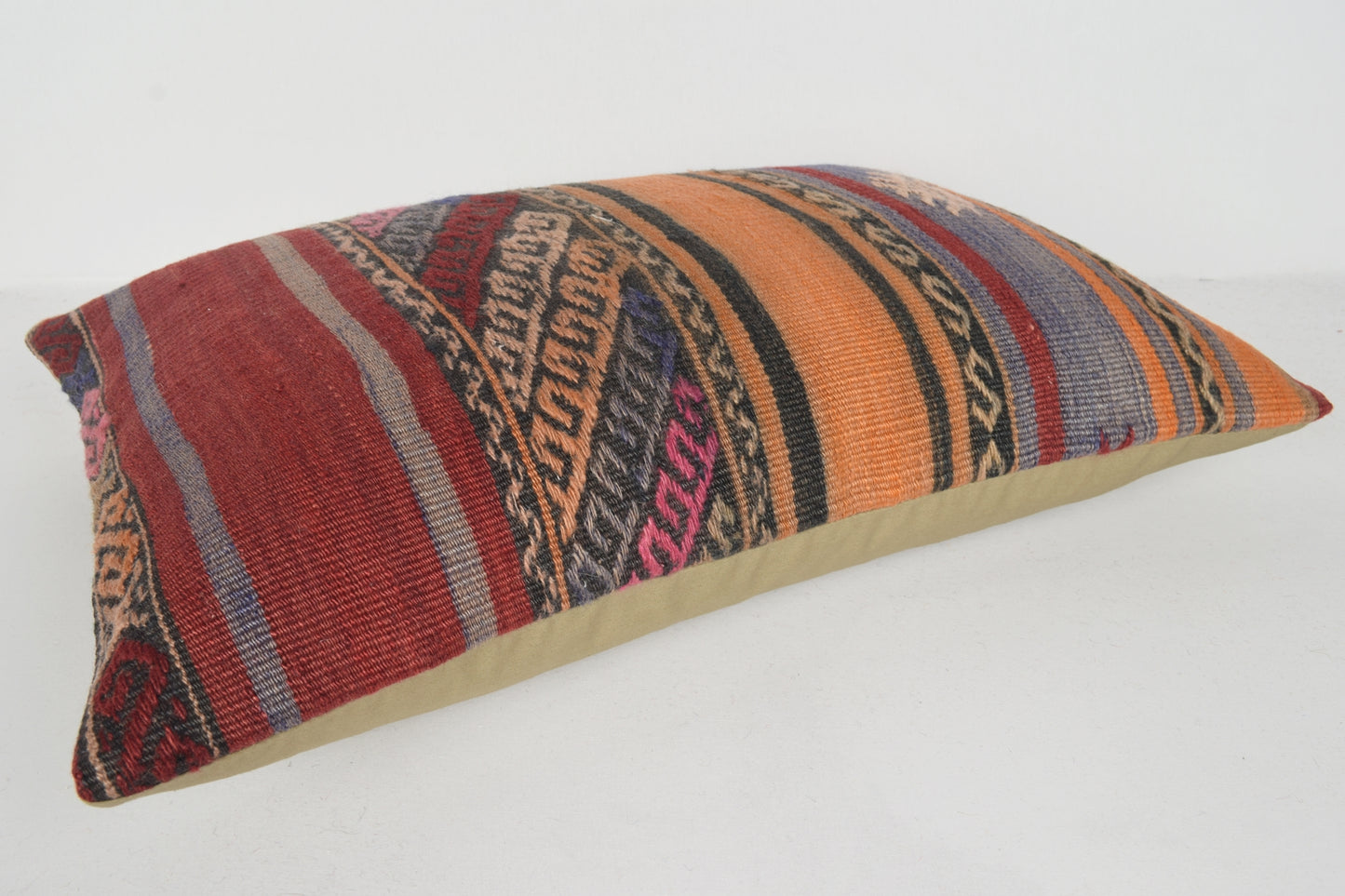 Modern Kilim Rugs UK Pillow 16x24 " 40x60 cm. E00691 Bohemian Sitting Pillows