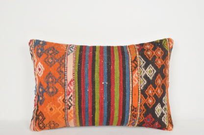 Dorma Kilim Cushion E00193 Lumbar Bright Strong Homemade Couch