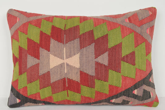 Kilim Throw Pillow Covers E00396 Lumbar Old Bed Needlework European