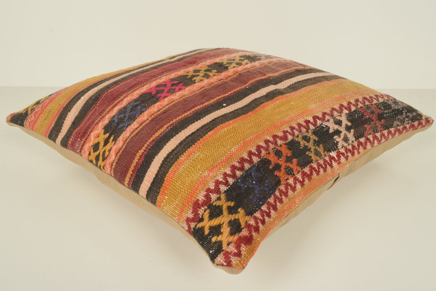 Handmade Kilim Cushion C01397 18x18 Wholesale Craft Economic